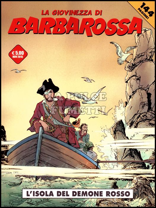 COSMO SERIE ROSSA #    37 - LA GIOVINEZZA DI BARBAROSSA 2: L'ISOLA DEL DEMONE ROSSO